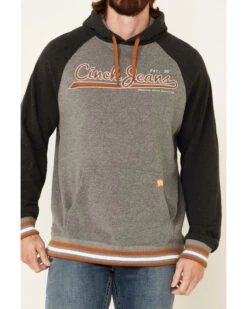 Cinch Men's Vintage Logo Raglan Hooded Sweatshirt -Western Cowboy Supplies 2000345606 020 P3