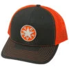 Oil Field Hats Men's Heather Gray & Orange Texas Star Patch Mesh-Back Ball Cap -Western Cowboy Supplies 2000346245 022 P1