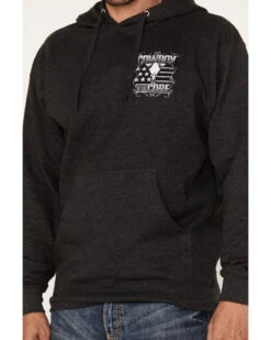 Cowboy Hardware Men's Gray To The Core Graphic Hooded Sweatshirt -Western Cowboy Supplies 2000346628 020 P3