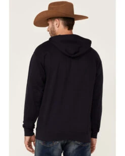 Cowboy Hardware Men's Navy Breed Graphic Hooded Sweatshirt -Western Cowboy Supplies 2000346629 410 P4