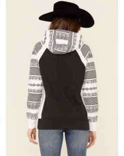 Hooey Women's Southwestern Contrast Hoodie -Western Cowboy Supplies 2000346694 022 P4