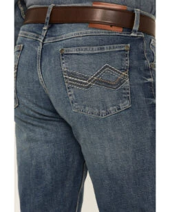 Wrangler 20X Men's No.44 Ember Dark Wash Stretch Slim Straight Jeans - Long -Western Cowboy Supplies 2000347672 400 P4