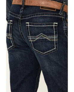 Ariat Men's M4 Barstow Denali Dark Wash Stretch Relaxed Straight Jeans 9 Ariat Men's M4 Barstow Denali Dark Wash Stretch Relaxed Straight Jeans -Western Cowboy Supplies 2000348040 400 P4