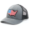 Oil Field Hats Men's Gray & Black American Flag US Patch Mesh-Back Ball Cap 1 Oil Field Hats Men's Gray & Black American Flag US Patch Mesh-Back Ball Cap -Western Cowboy Supplies 2000350290 022 P1