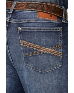 Wrangler 20X Men's Cynn Dark Wash Vintage Stretch Slim Bootcut Jeans - Long -Western Cowboy Supplies 2000351007 400 P3