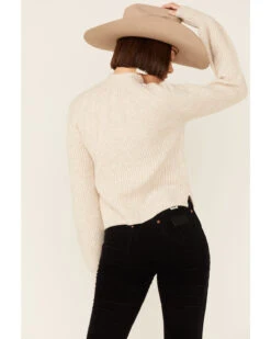 Shyanne Women's Seamed High Neck Wool Blend Pullover Sweatshirt -Western Cowboy Supplies 2000351363 280 P3