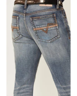 Cody James Core Men's Bear Down Light Wash Stretch Slim Bootcut Jeans -Western Cowboy Supplies 2000351786 400 P4