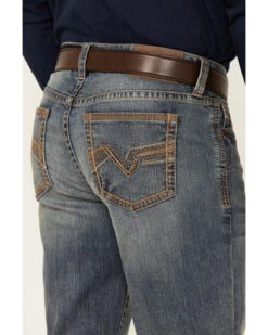 Cody James Men's Star Gazer Dark Wash Stretch Stackable Straight Leg Jeans -Western Cowboy Supplies 2000351798 400 P4