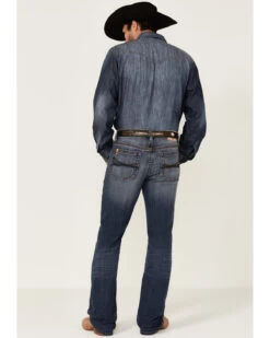 Cody James Core Men's Yuma Medium Wash Stretch Performance Slim Bootcut Jeans -Western Cowboy Supplies 2000351817 400 P3