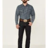 Cody James Men's Heeler Dark Wash Stretch Stackable Straight Leg Jeans -Western Cowboy Supplies 2000351839 400 P1