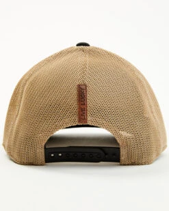 Black Clover Men's Leatherman Circle Logo Mesh Back Trucker Cap -Western Cowboy Supplies 2000352068 001 P3