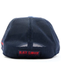 Black Clover Men's Navy Premium 10 Patch Mesh-Back Flex-Fit Ball Cap -Western Cowboy Supplies 2000352071 410 P3