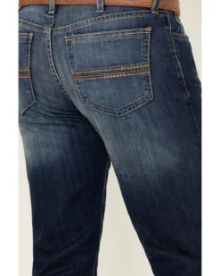 Cinch Men's Silver Label Medium Stonewash Performance Stretch Slim Straight Jeans 9 Cinch Men's Silver Label Medium Stonewash Performance Stretch Slim Straight Jeans -Western Cowboy Supplies 2000355892 402 P4