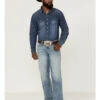 Cinch Men' Grant Light Stonewash Performance Bootcut Jeans -Western Cowboy Supplies 2000355944 402 P1