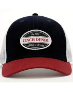 Cinch Men's Circle Logo Patch Trucker Cap -Western Cowboy Supplies 2000355947 500 P3