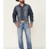 Ariat Men's M4 Dallas Goldfield Light Wash Relaxed Bootcut Jeans -Western Cowboy Supplies 2000357122 400 P1