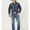 Cody James Men's Silverton Light Wash Stretch Relaxed Bootcut Jeans