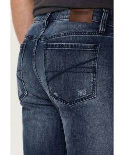 Brothers & Sons Men's Wilderness Distressed Stretch Regular Straight Jeans -Western Cowboy Supplies 2000359573 415 P4