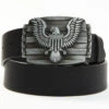 Brothers & Sons Men's Eagle Plaque Leather Belt -Western Cowboy Supplies 2000360995 001 P1