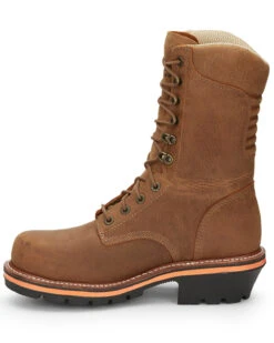 Chippewa Men's Thunderstruck 10" Waterproof Insulated Lace-Up Work Logger Boot - Nano Composite Toe -Western Cowboy Supplies 2000362665 280 P3