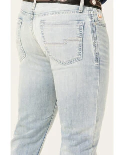 Cinch Men's Ian Light Stonewash Performance Stretch Slim Bootcut Jeans -Western Cowboy Supplies 2000362747 402 P4