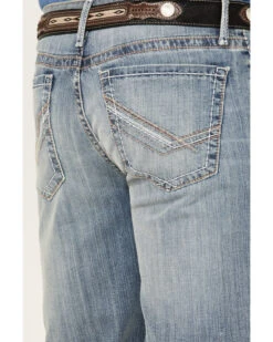 Cinch Men's Grant Light Stonewash Performance Stretch Relaxed Bootcut Jeans -Western Cowboy Supplies 2000362786 402 P4
