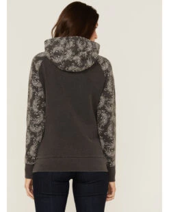 Hooey Women's Rope Like A Girl Bandana Print Pullover Hoodie Sweatshirt -Western Cowboy Supplies 2000363502 022 P4