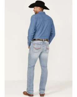 Cody James Men's Fandango Light Medium Wash Stretch Slim Straight Jeans -Western Cowboy Supplies 2000364919 413 P3