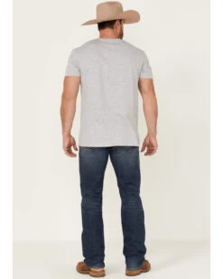 Moonshine Spirit Men's Corral Dust Medium Dark Wash Stretch Slim Straight Jeans -Western Cowboy Supplies 2000365378 415 P3