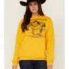Paramount Network's Yellowstone Women's Yellowstone Lone Cowboy Mustard Graphic Hoodie -Western Cowboy Supplies 2000365391 702 P1