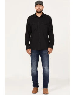 Brothers & Sons Men's Highline Trail Medium Dark Wash Stretch Slim Straight Jeans