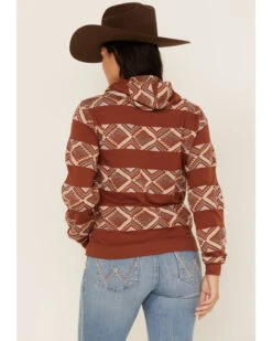 RANK 45 Women's Southwestern Striped Hoodie -Western Cowboy Supplies 2000365663 220 P4