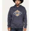 Wrangler Men's Southwestern Logo Graphic Hooded Sweatshirt -Western Cowboy Supplies 2000366029 410 P1
