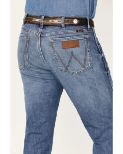 Wrangler Retro Men's Ansley Stretch Slim Straight Jeans -Western Cowboy Supplies 2000366715 414 P4