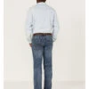 Rock & Roll Denim Men's Hooey Revolver Medium Wash Reflex Stretch Slim Straight Jeans -Western Cowboy Supplies 2000367639 203 P1