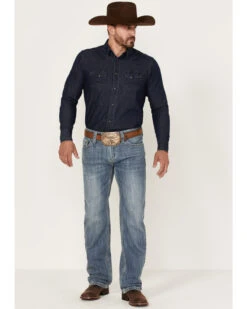 Rock & Roll Denim Men's Pistol Light Wash Regular Straight Jeans -Western Cowboy Supplies 2000367643 205 P3