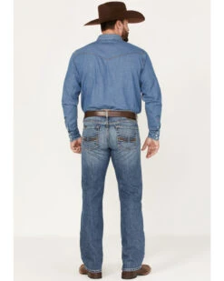 Ariat Men's M7 Branson Merrick Medium Wash Slim Straight Jeans -Western Cowboy Supplies 2000371957 400 P3