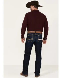 Ariat Men's M7 Rockport Ranger Dark Wash Slim Straight Jeans -Western Cowboy Supplies 2000371986 400 P3