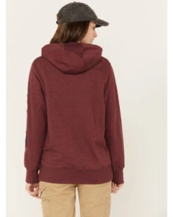 Ariat Women's Rebar Logo Sleeve Graphic Work Hooded Sweatshirt -Western Cowboy Supplies 2000372132 603 P4