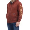 Ariat Men's Rebar All-Weather Logo Zip-Front Work Jacket -Western Cowboy Supplies 2000372142 204 P1