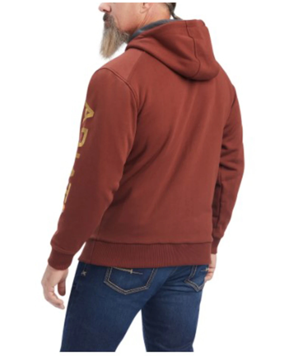 Ariat Men's Rebar All-Weather Logo Zip-Front Work Jacket 4 Ariat Men's Rebar All-Weather Logo Zip-Front Work Jacket - Image 2