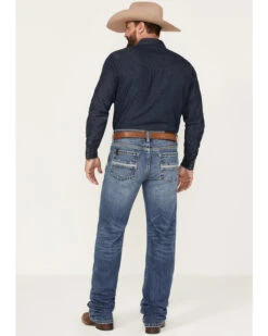 RANK 45 Men's Iron Horse Stackable Straight Dark Wash Heavy Still Stretch Denim Jeans 8 RANK 45 Men's Iron Horse Stackable Straight Dark Wash Heavy Still Stretch Denim Jeans -Western Cowboy Supplies 2000373305 416 P3