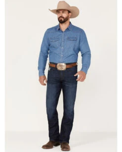 Cinch Men's Silver Label Dark Wash Slim Straight Performance Jeans