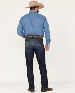 Cinch Men's Silver Label Dark Wash Slim Straight Performance Jeans -Western Cowboy Supplies 2000373443 402 P3