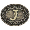 Montana Silversmiths Filigree Initial J Belt Buckle -Western Cowboy Supplies 2000373852 221 P1