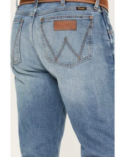 Wrangler Retro Men's 77MWP Medium Wash Slim Boot Stretch Denim Jeans -Western Cowboy Supplies 2000374572 413 P4