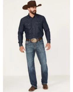 Rock & Roll Denim Men's Medium Wash Vintage Reflex Straight Jeans 8 Rock & Roll Denim Men's Medium Wash Vintage Reflex Straight Jeans -Western Cowboy Supplies 2000375480 414 P3