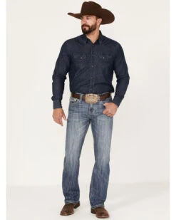Rock & Roll Denim Men's Pistol Medium Vintage Wash Straight Jeans -Western Cowboy Supplies 2000375481 414 P3
