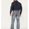 Rock & Roll Denim Men's Relaxed Fit Ladder Stitch Bootcut Jeans -Western Cowboy Supplies 2000375482 414 P1