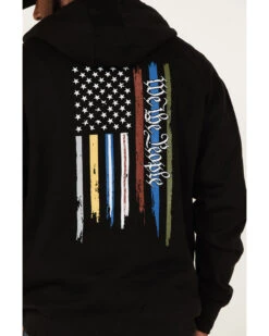 Howitzer Men's We Honor Patriotic Hooded Sweatshirt 9 Howitzer Men's We Honor Patriotic Hooded Sweatshirt -Western Cowboy Supplies 2000377271 001 P4